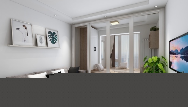 50.49㎡/一室一廳一衛(wèi)/簡(jiǎn)約