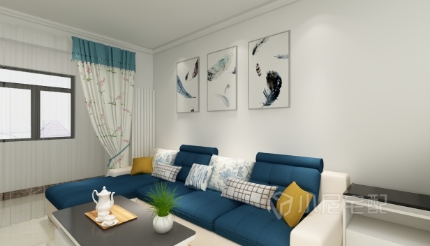 120㎡/三室一廳一衛(wèi)/簡約