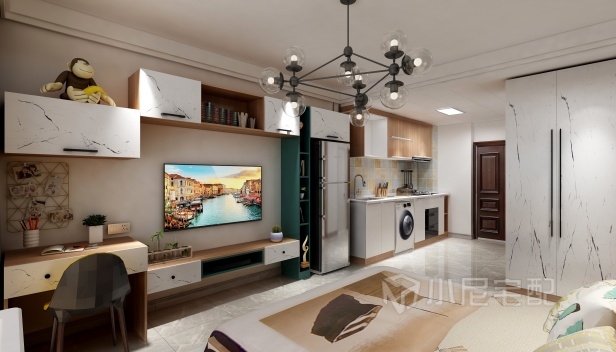 40㎡/一室一廳一衛(wèi)/現(xiàn)代 40㎡/一室一廳一衛(wèi)/現(xiàn)代