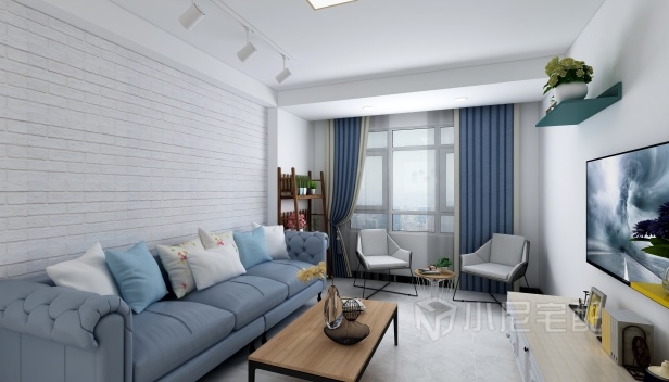 62.87㎡/兩室一廳一衛(wèi)/簡約 62.87㎡/兩室一廳一衛(wèi)/簡約