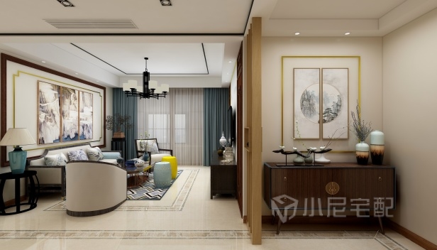 140㎡/三室一廳兩衛(wèi)/中式 140㎡/三室一廳兩衛(wèi)/中式