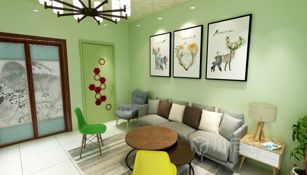 60㎡/兩室一廳一衛(wèi)/中式 60㎡/兩室一廳一衛(wèi)/中式