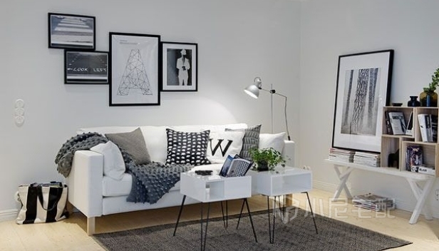 48㎡/一室一廳一衛(wèi)/現(xiàn)代