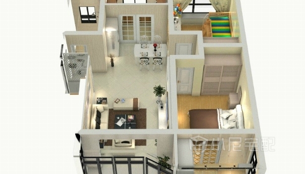 98㎡/兩室兩廳一衛(wèi)/歐式 98㎡/兩室兩廳一衛(wèi)/歐式