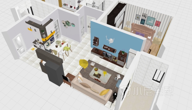 80㎡/兩室一廳一衛(wèi)/現(xiàn)代 80㎡/兩室一廳一衛(wèi)/現(xiàn)代