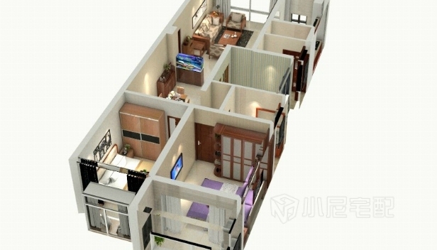 130㎡/三室兩廳兩衛(wèi)/中式 130㎡/三室兩廳兩衛(wèi)/中式