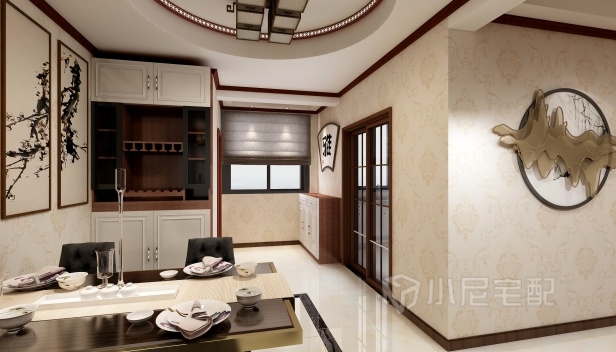 98.89㎡/三室兩廳一衛(wèi)/中式 98.89㎡/三室兩廳一衛(wèi)/中式